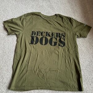 XL kittenish deckers dogs Olive Green T-Shirt